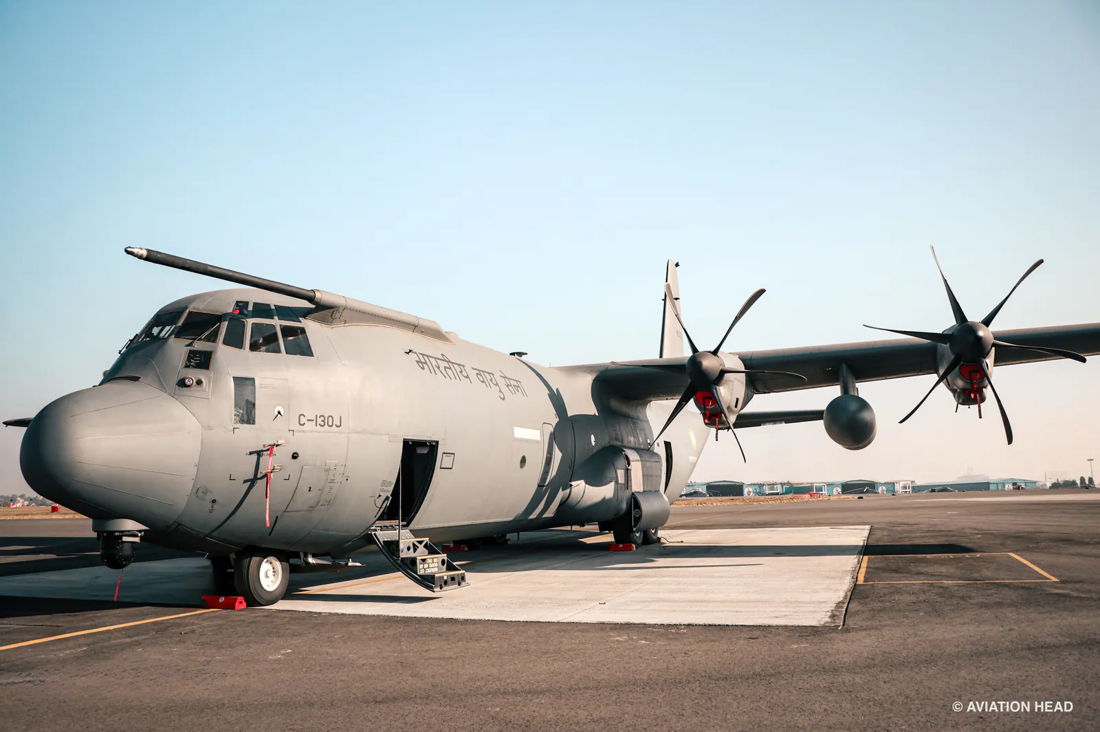 Lockheed Martin C-130J Super Hercules photographed by Rushikesh Pardeshi