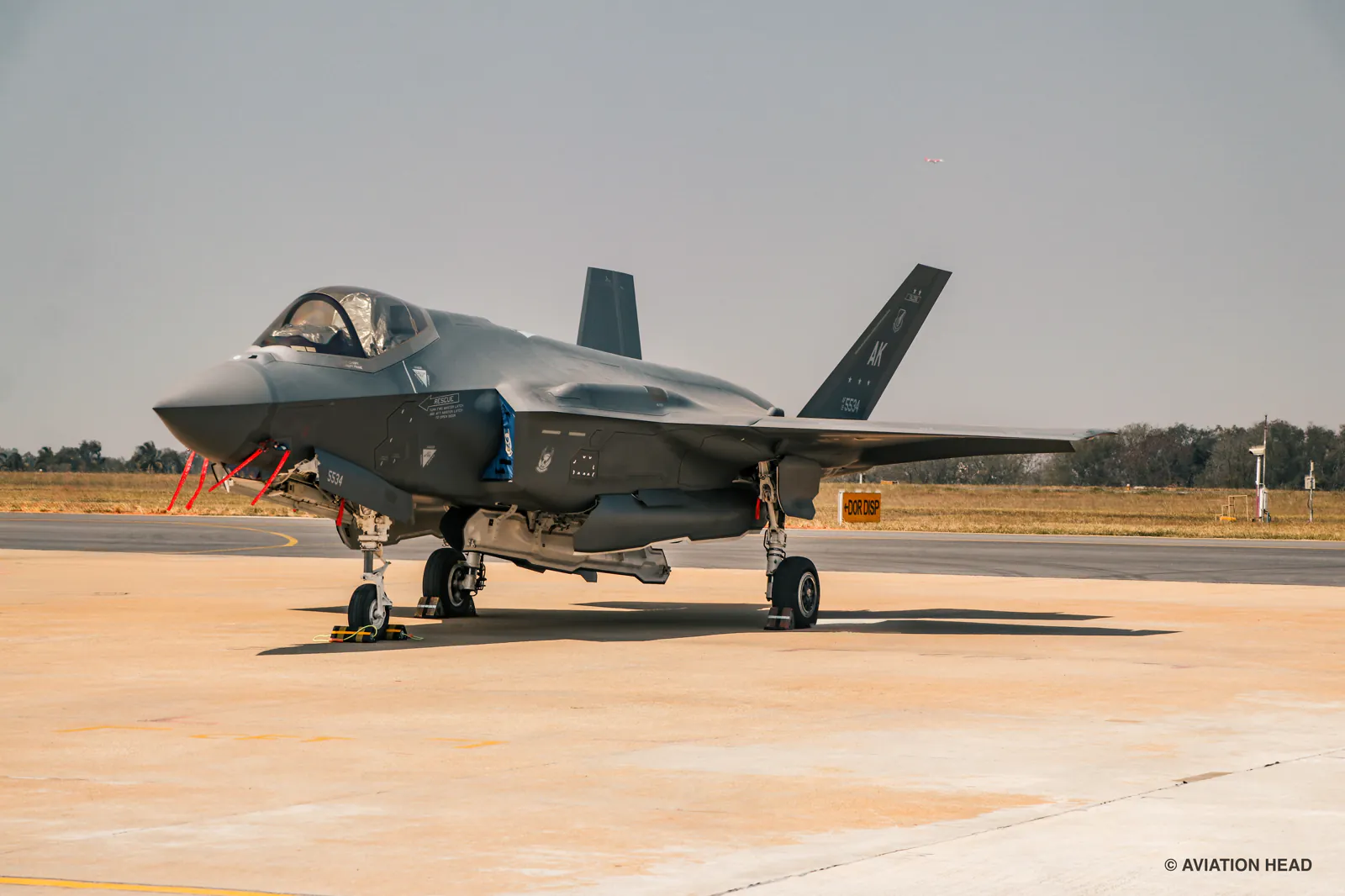 F-35A Lightning II photographed by Rushikesh Pardeshi