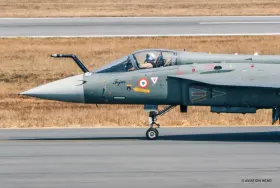 LCA Tejas Mk1 photographed by Rushikesh Pardeshi, 2026-08-26