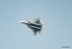 Sukhoi Su-57 Felon photographed by Rushikesh Pardeshi, 2025-02-13