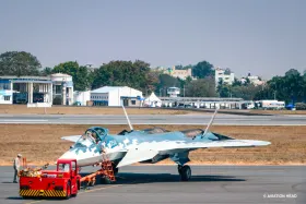 Sukhoi Su-57 Felon photographed by Rushikesh Pardeshi, 2025-02-13