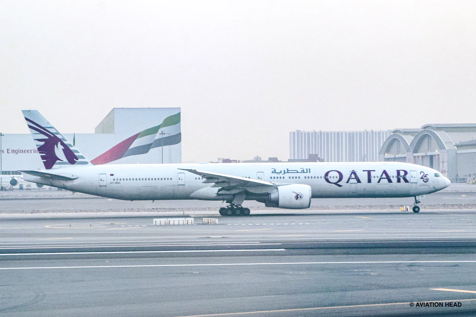 Widebody airliner photographed by Rushikesh Pardeshi