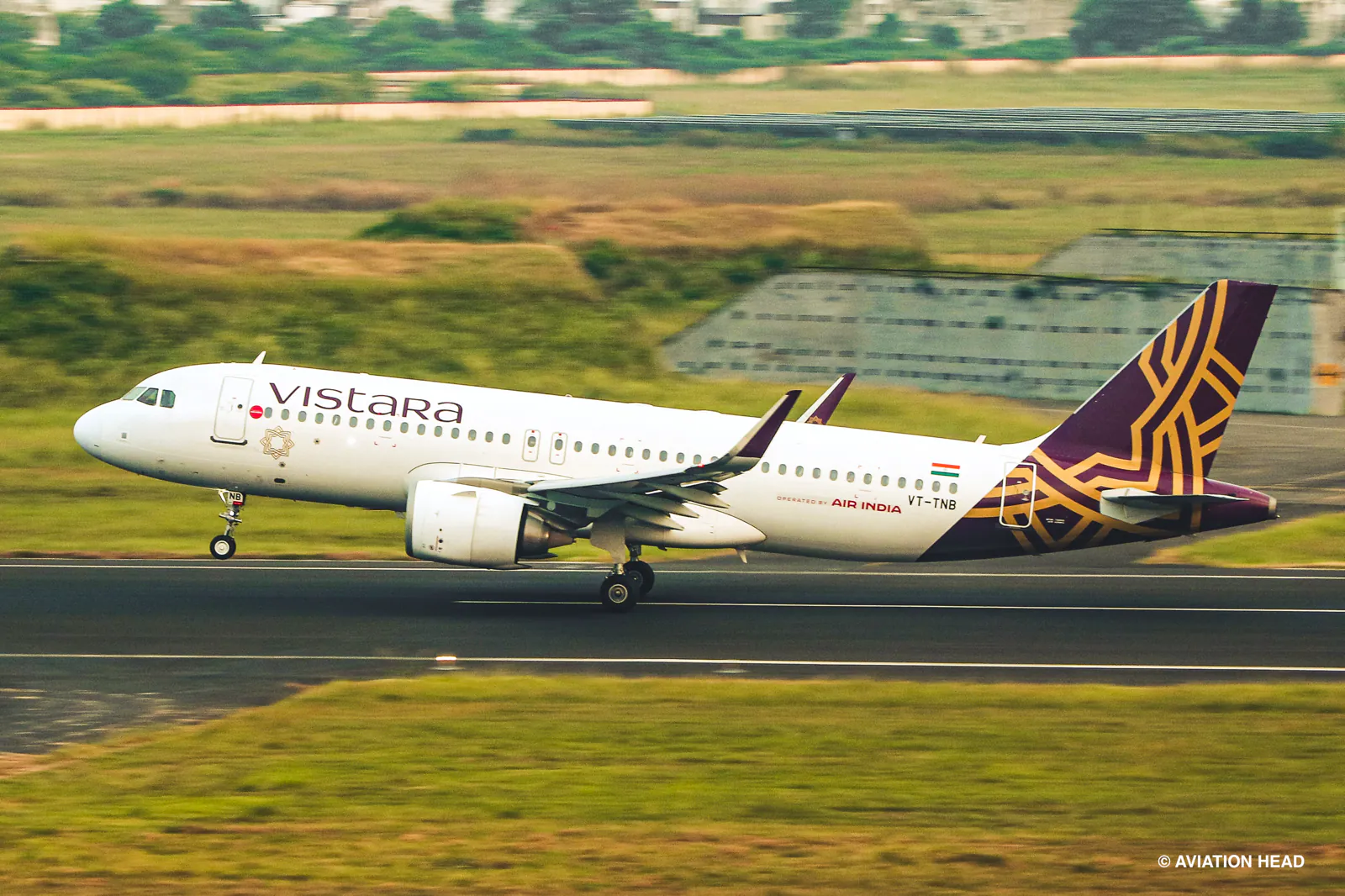 Airbus A320neo photographed by Rushikesh Pardeshi