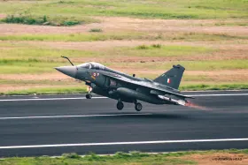 LCA Tejas Mk1 photographed by Rushikesh Pardeshi, 2026-07-01